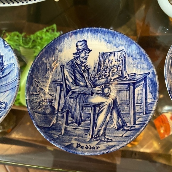 5 set Vintage Enoch Wedgwood 4" Coasters - Picture 5 of 8